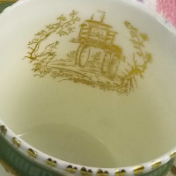 Espresso Coffee Antique Demi Cup Set English Bone China Royal Worcester Gift Set - Picture 11 of 15